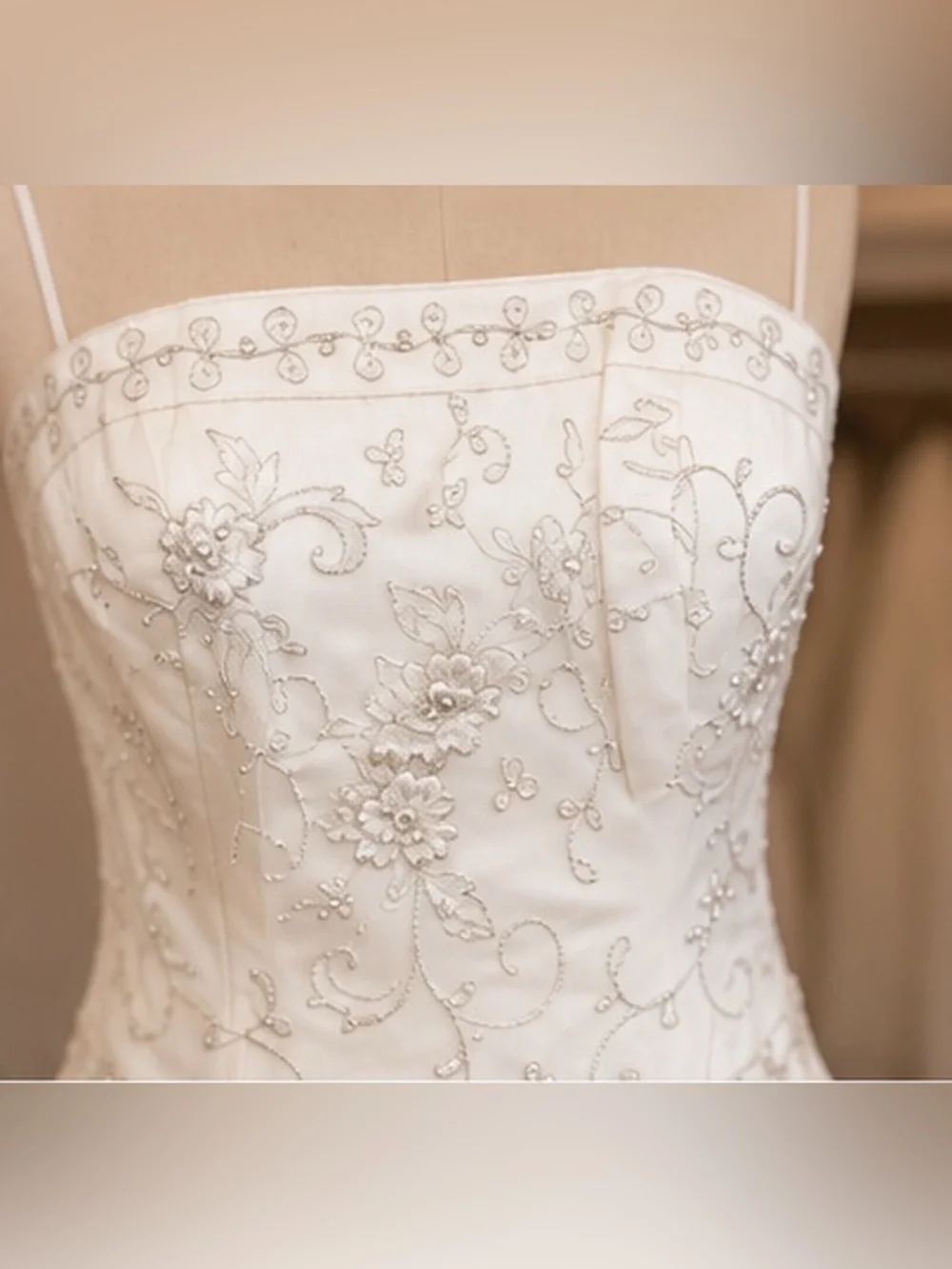 🤍 DaVinci - Elegant Beaded & Embroidered A-Line Wedding Gown 🤍